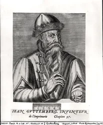 Portrait of Johannes Gutenberg